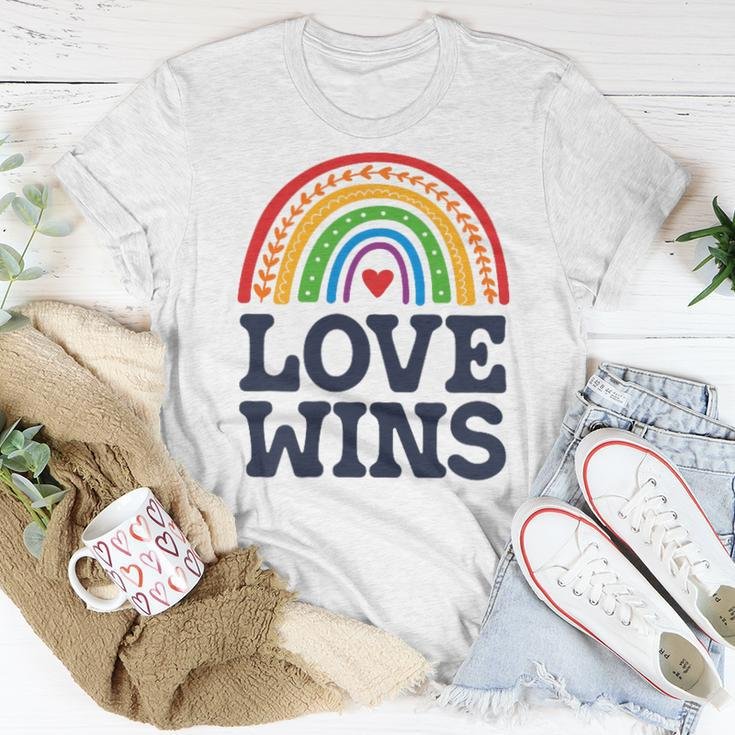 Lgbtq Love Wins Pocket Gay Pride Lgbt Ally Rainbow Vintage Women T-shirt Unique Gifts