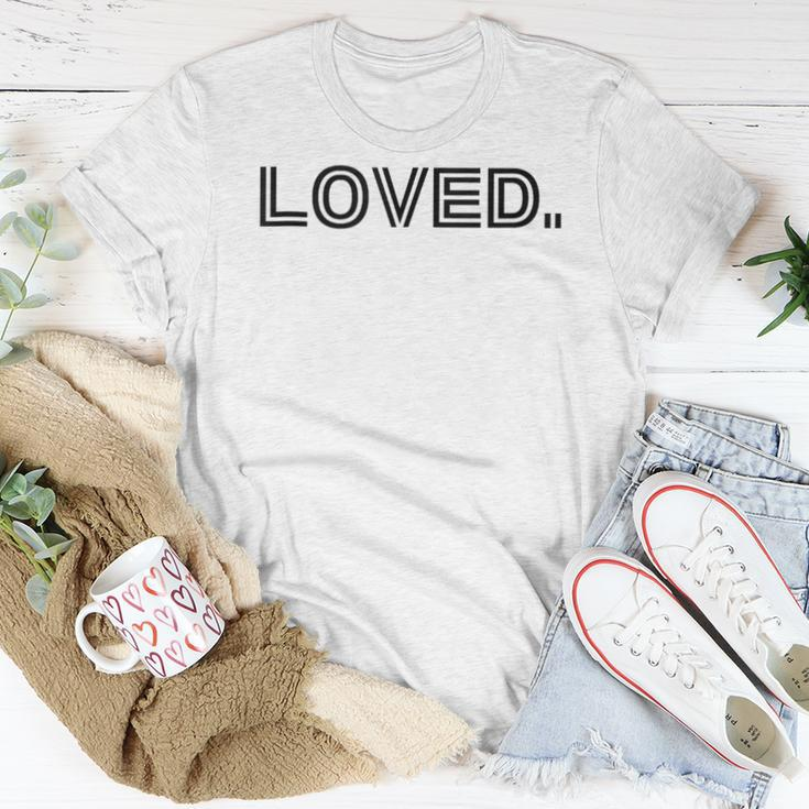 Loved Self-Love For Men & Child Digital Love Sign Women T-shirt Unique Gifts