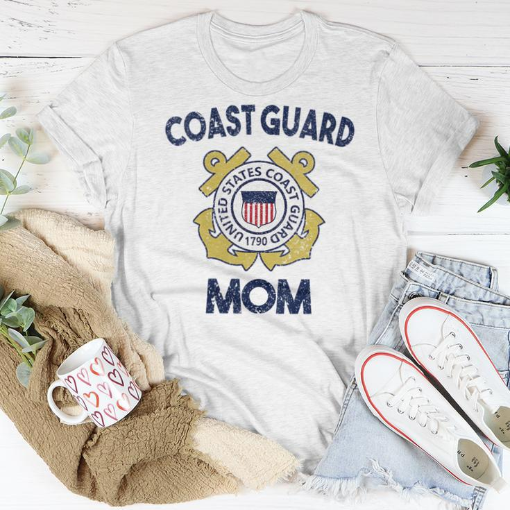 Proud Us Coast Guard Mom Military Pride For Mom Women T-shirt Crewneck Unique Gifts
