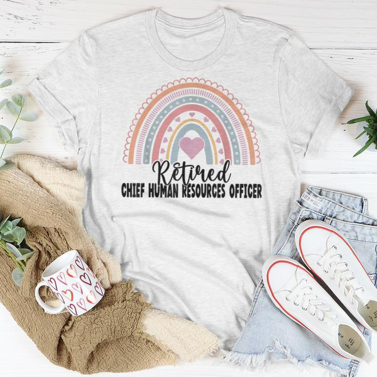 Retired Chief Human Resources Officer Women T-shirt Unique Gifts