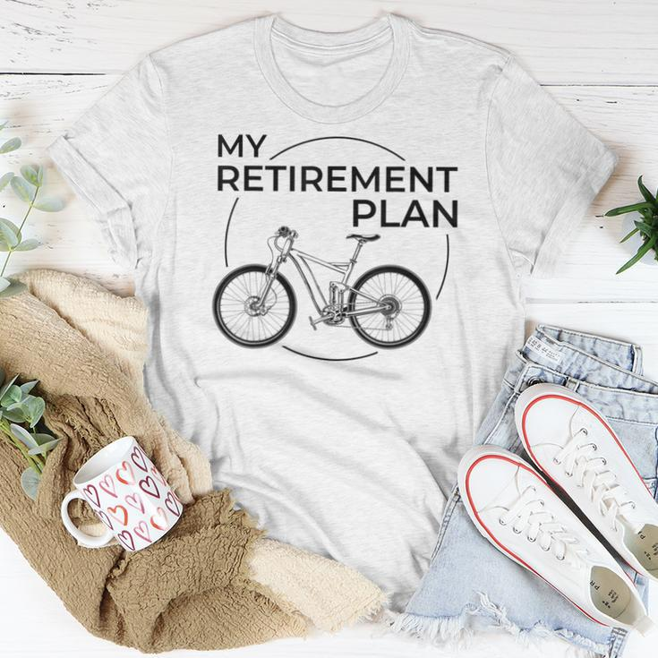 My Retirement Plan Bike Riding Rider Retired Cyclist Man Women T-shirt Unique Gifts