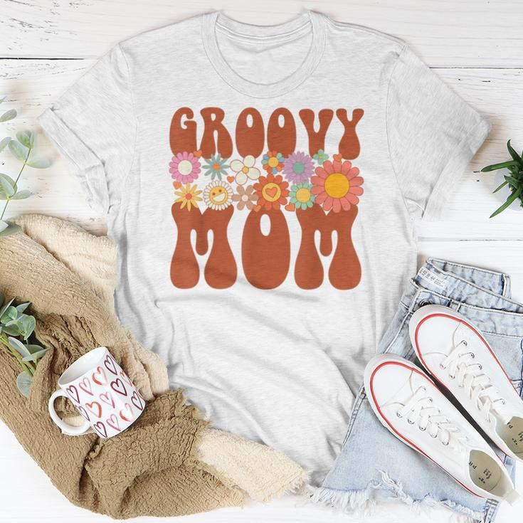 Retro Groovy Mom Matching Family Party Mother's Day Women T-shirt Unique Gifts