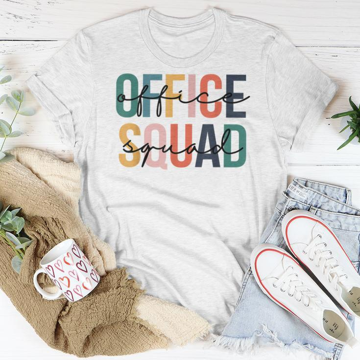Retro Office Squad Back To School Teachers Students Women T-shirt Funny Gifts