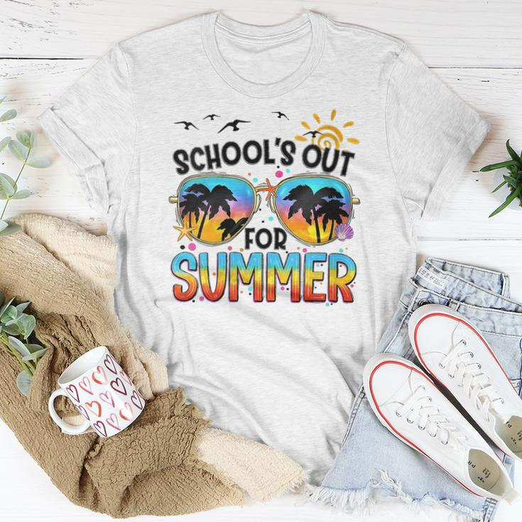 Schools Out For Summer Last Day Of School BeachSummer Women T-shirt Unique Gifts