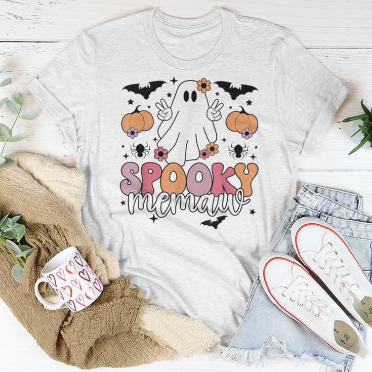 Spooky Memaw Grandmother Halloween Memaw Grandma Women T-shirt Unique Gifts