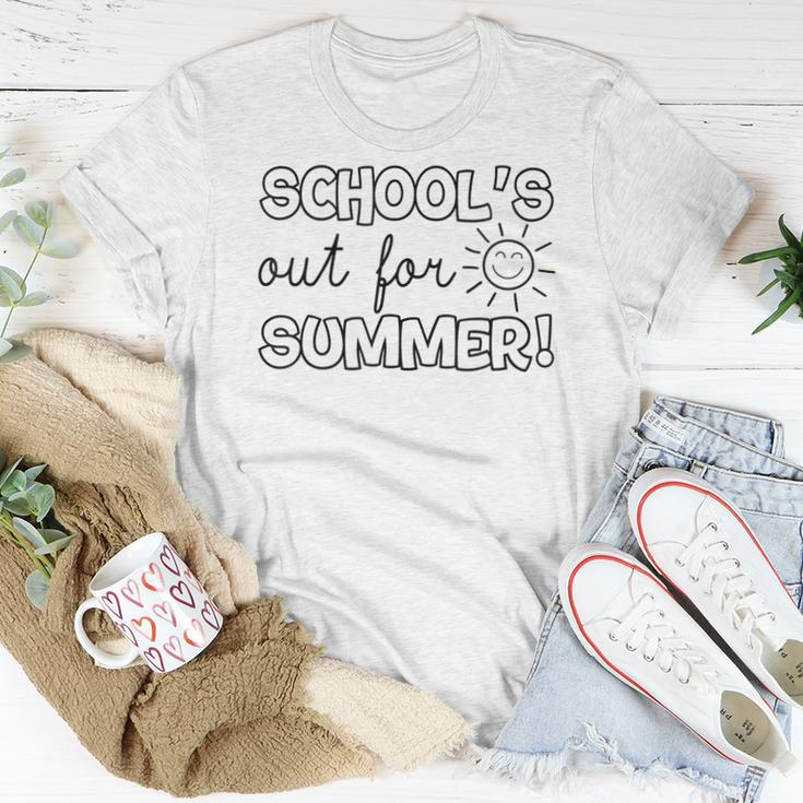Teacher End Of Year Schools Out For Summer Last Day Women T-shirt Unique Gifts