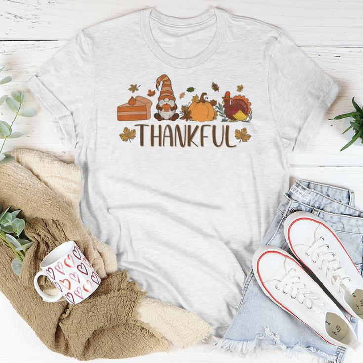 Thanksgiving Thankful Pumpkin Pie Fall Vibes Women T-shirt Unique Gifts