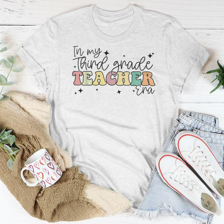 In My Third Grade Teacher Era Back To School 3Rd Grade Retro Women T-shirt Unique Gifts
