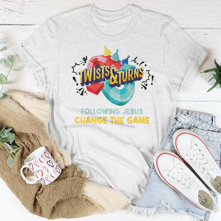 Twists And Turns Vbs Follow Jesus Change The Games Games Women T-shirt Unique Gifts