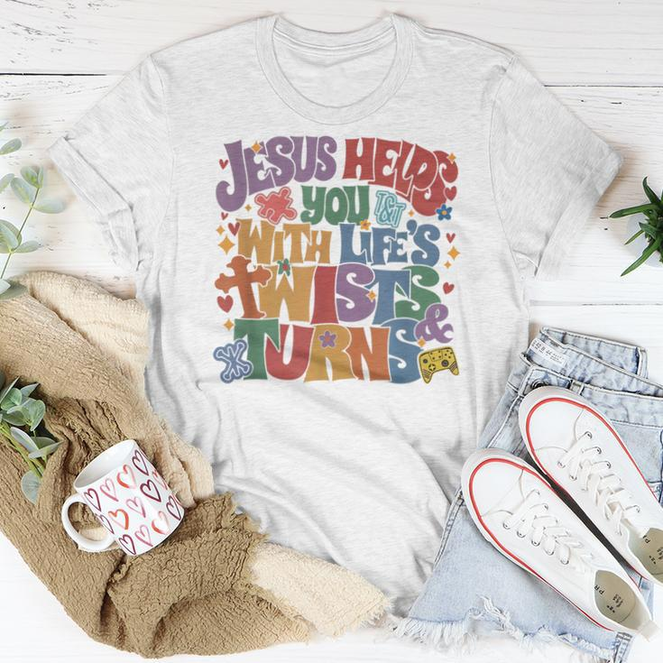 Vbs Twist And Turn 2023 Following Jesus Changes The Game Women T-shirt Unique Gifts