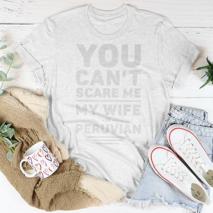 My Wife Is Peruvian Husband Marriage Wedding Joke Women T-shirt Unique Gifts
