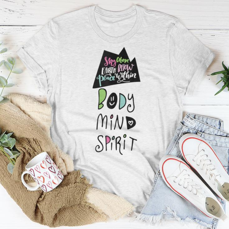 Yoga Tanks Body Mind Spirit Meditation Class Teacher Women T-shirt Unique Gifts