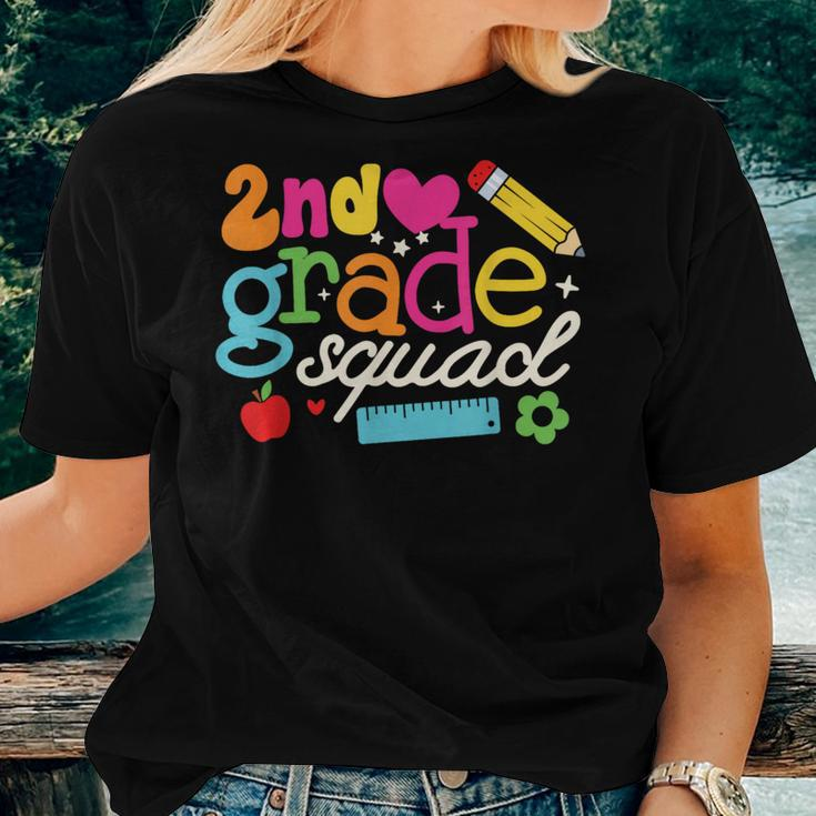 2Nd Second Grade Squad Back To School Teachers Student Women T-shirt Gifts for Her