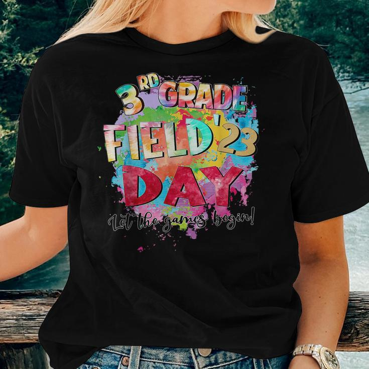 3Rd Grade Field Day 2023 Let The Games Begin Kids Teachers Women T-shirt Gifts for Her
