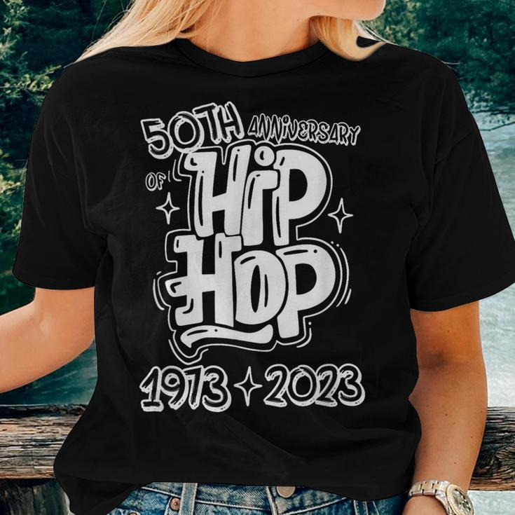 50 Year Old 50Th Anniversary Of Hip Hop Graffiti Hip Hop Women T-shirt Gifts for Her
