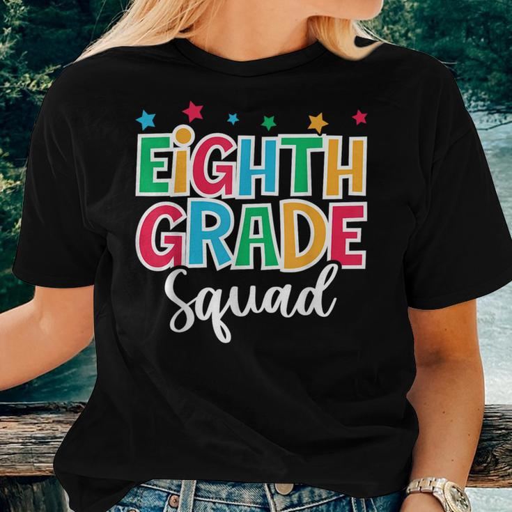 8Th Grade Squad First Day Of School Welcome Back To School Women T-shirt Gifts for Her