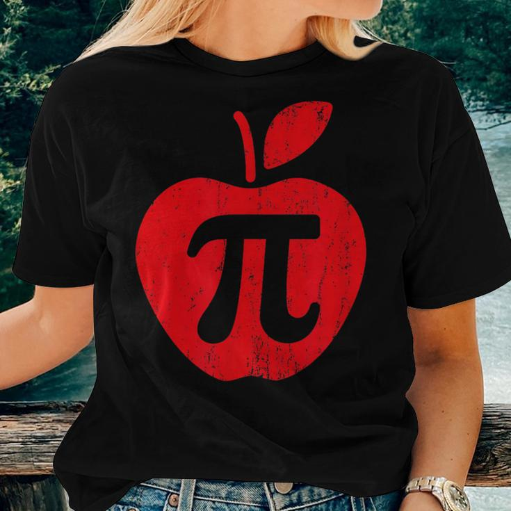 Apple Pi Day Math Nerd Pie Teacher 314 Women T-shirt Gifts for Her
