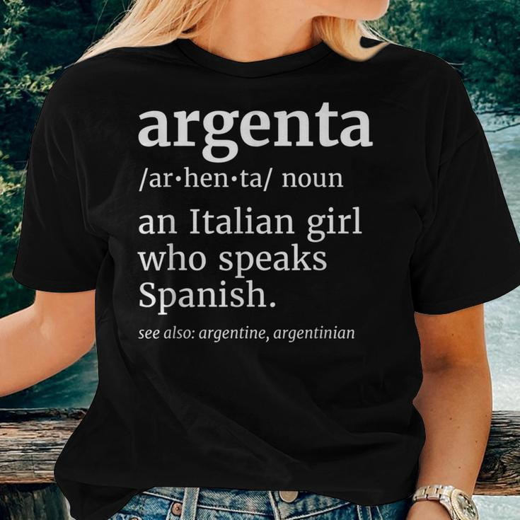 Argentinian Girl Argentine Argenta Wife Argentina Women T-shirt Gifts for Her