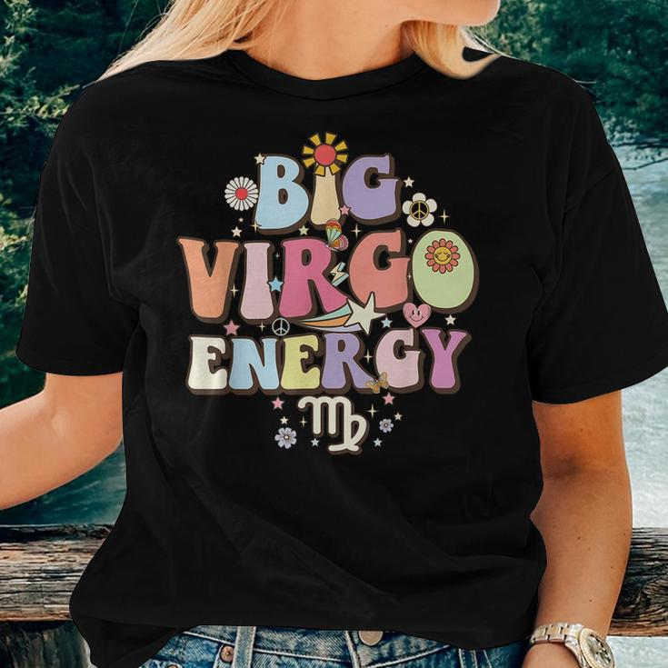 August September Birthday Groovy Astrology Zodiac Sign Virgo Women T-shirt Gifts for Her