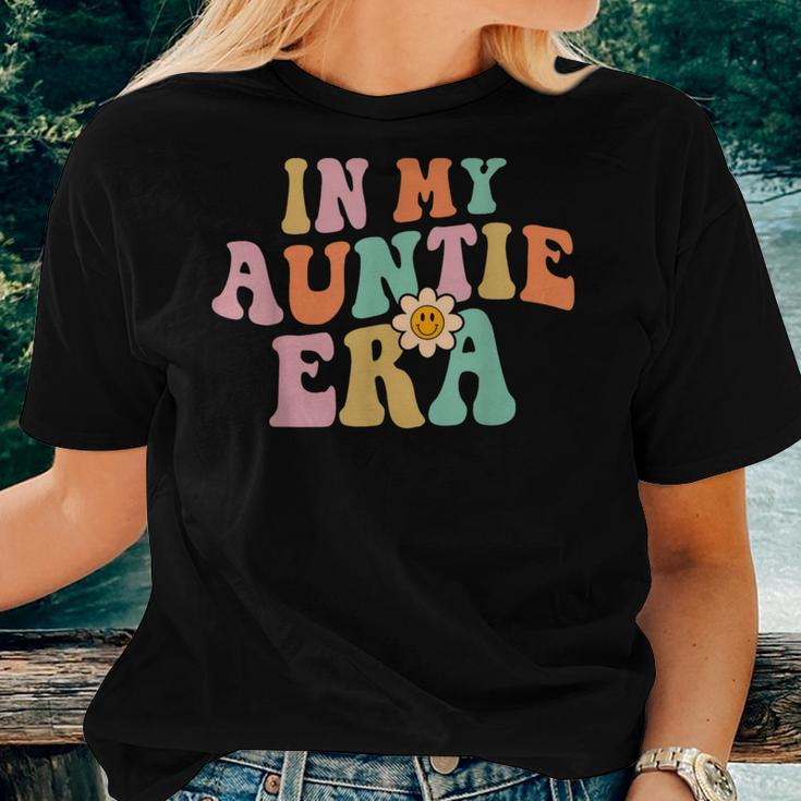 In My Auntie Era Groovy Aunt Retro Cool Aunt Birthday Women T-shirt Gifts for Her