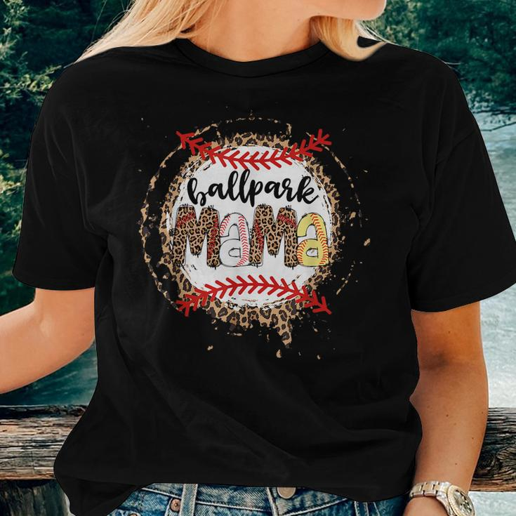 Ballpark Mama Baseball Softball For Women Mom Women T-shirt Gifts for Her