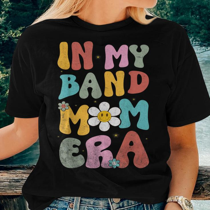 In My Band Mom Era Trendy Band Mom Vintage Groovy Women T-shirt Gifts for Her