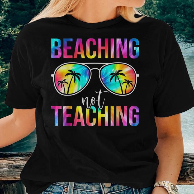 Beaching Not Teaching Summer Teacher Beach Vacation Women T-shirt Gifts for Her