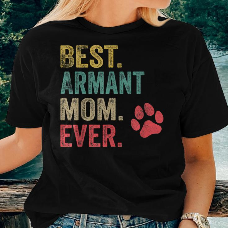 Best Armant Mom Ever Vintage Mother Dog Lover Women T-shirt Gifts for Her