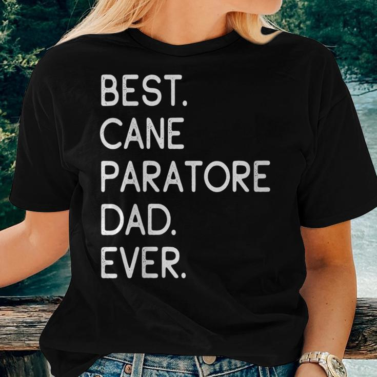Best Cane Paratore Dad Ever Women T-shirt Gifts for Her