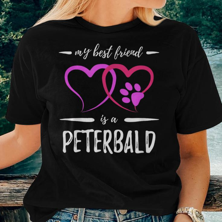 Best Friend Peterbald Cat Cat Mom Idea Women T-shirt Gifts for Her