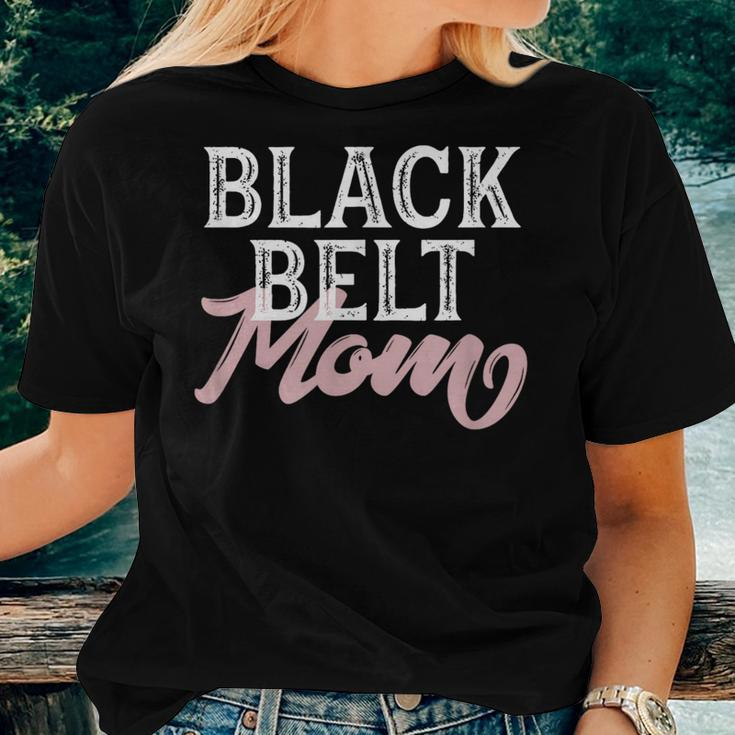 Black Belt Mom Martial Arts Mom Karate Jiu Jitsu Bjj Women T-shirt Gifts for Her