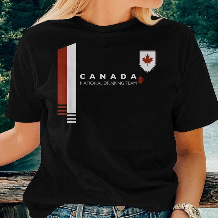 Canada National Drinking Team Canadian Beer Pride Women T-shirt Gifts for Her