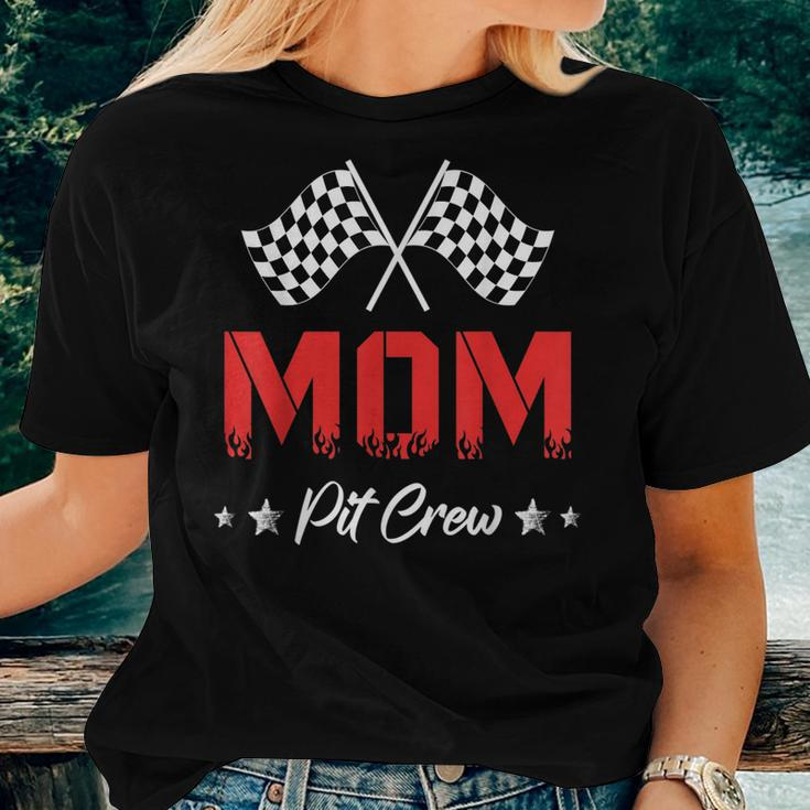 Car Racing Birthday Party Family Matching Mom Pit Crew For Mom Women T-shirt Gifts for Her