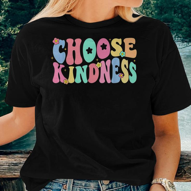 Choose Kindness Be Kind Inspirational Teacher Women T-shirt Gifts for Her