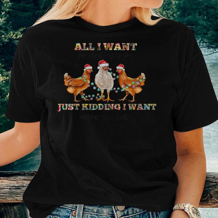 Christmas Chicken Chicken Lover Christmas Women T-shirt Gifts for Her