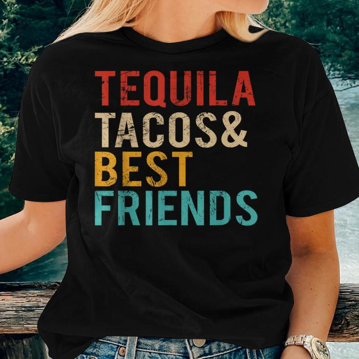 Cinco De Mayo Tequila Tacos Best Friends Drinking Women T-shirt Gifts for Her