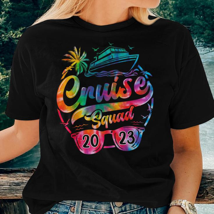 Cruise Squad 2023 Tie Dye Birthday Cruise Bday Women T-shirt Gifts for Her