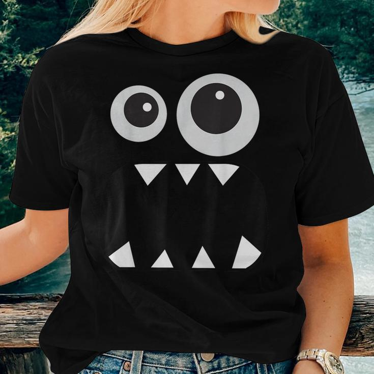 Cute Monster Face Men's Women's Costume Halloween Women T-shirt Gifts for Her