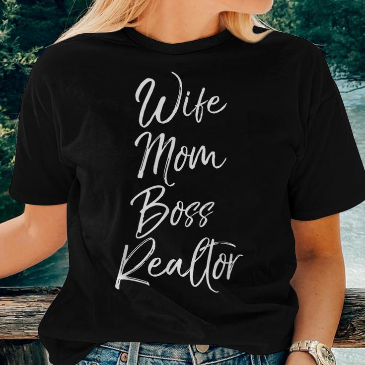 Cute Real Estate For Mother's Day Wife Mom Boss Realtor Women T-shirt Gifts for Her