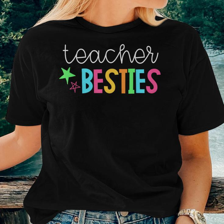 Cute Teacher Teacher Besties Women T-shirt Gifts for Her