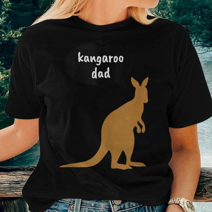 Dad Kangaroo - Birthday Christmas Women T-shirt Gifts for Her
