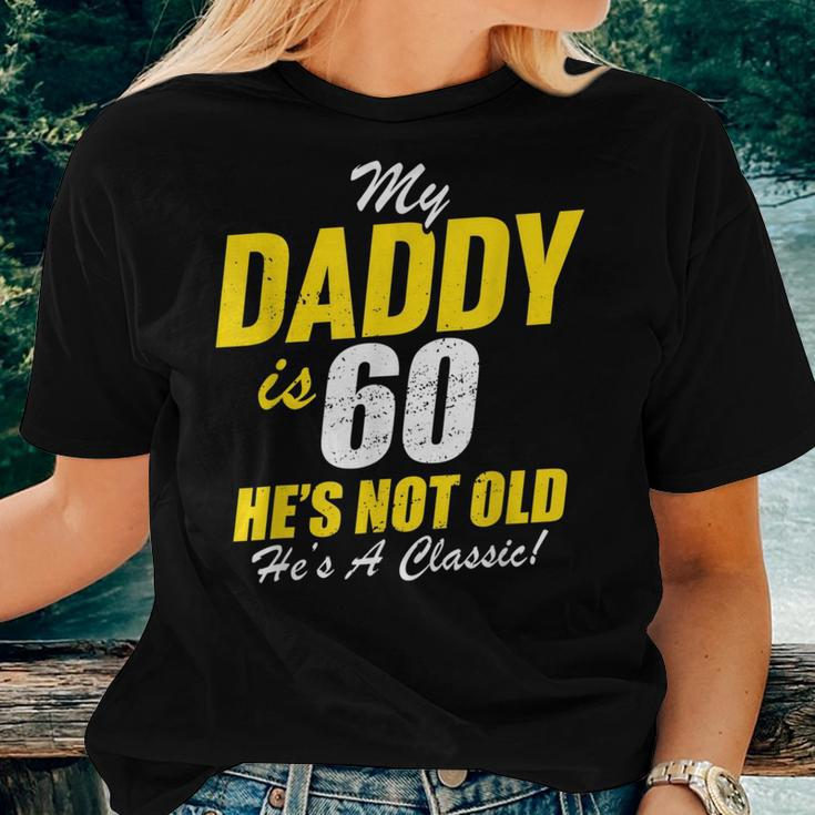Daddy 60Th Birthday Classic Dad 60 Women T-shirt Gifts for Her