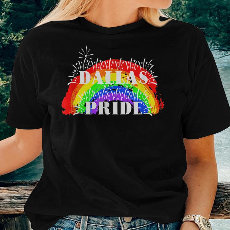 Dallas Gay Pride Rainbow For Gay Pride Women T-shirt Gifts for Her