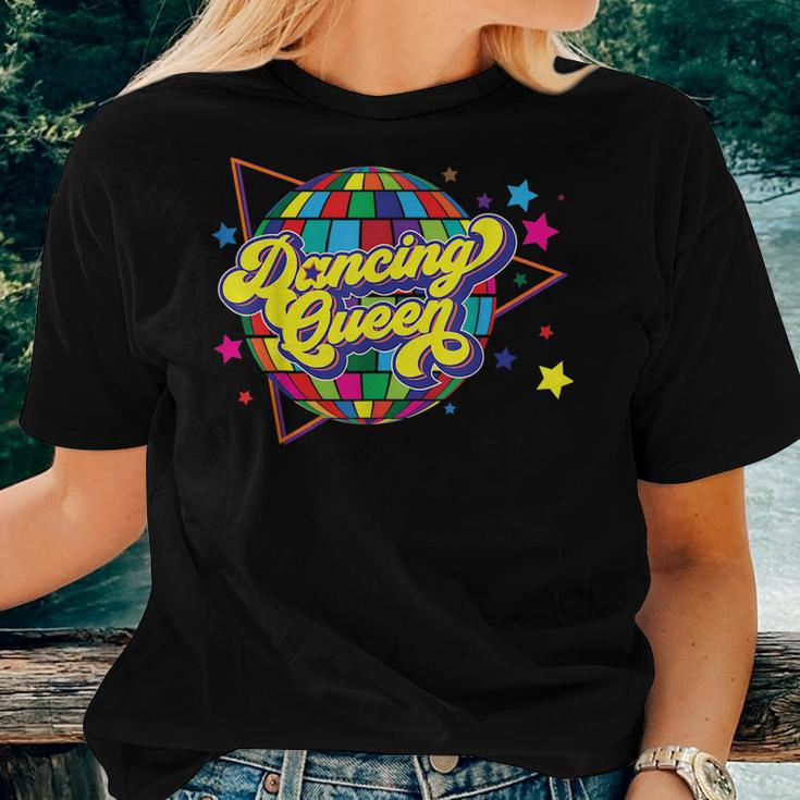 Dancing Queen Vintage Dancing 70S Disco Ball Queen Dance Mom For Mom Women T-shirt Gifts for Her