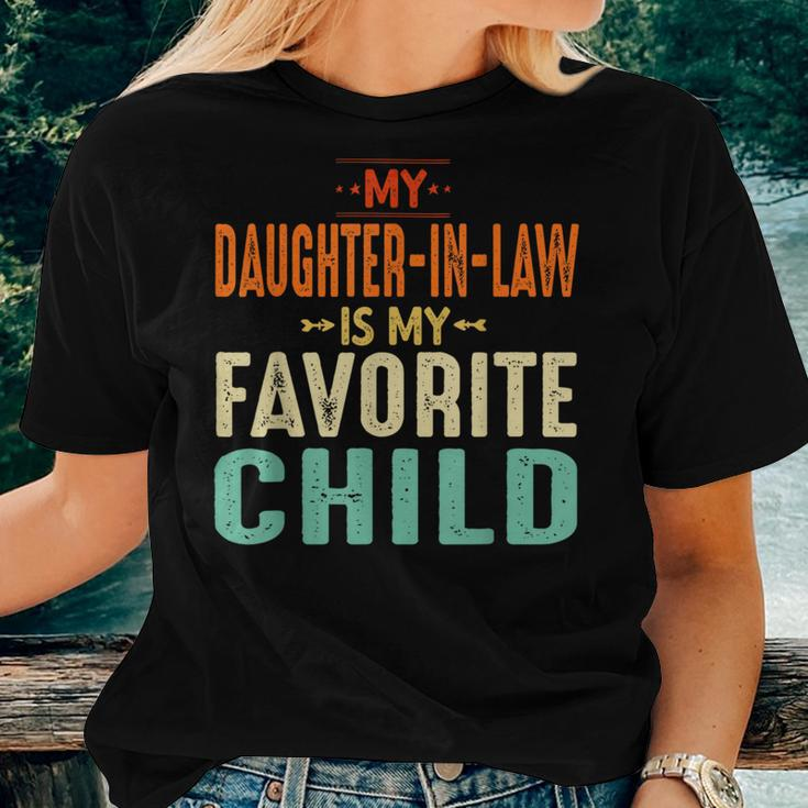 My Daughter In Law Is My Favorite Child Mother In Law Day Te Women T-shirt Gifts for Her