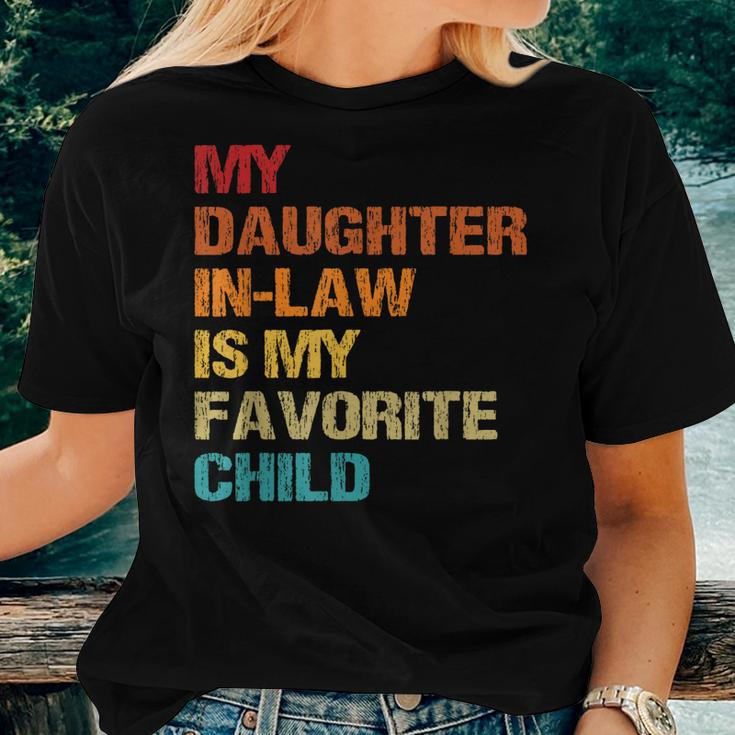 My Daughter In Law Is My Favorite Child Mother-In-Law Day Women T-shirt Gifts for Her