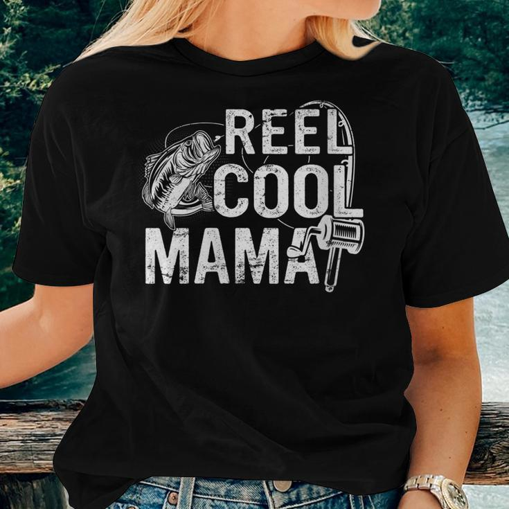 Distressed Reel Cool Mama Fishing For Women Women T-shirt Gifts for Her