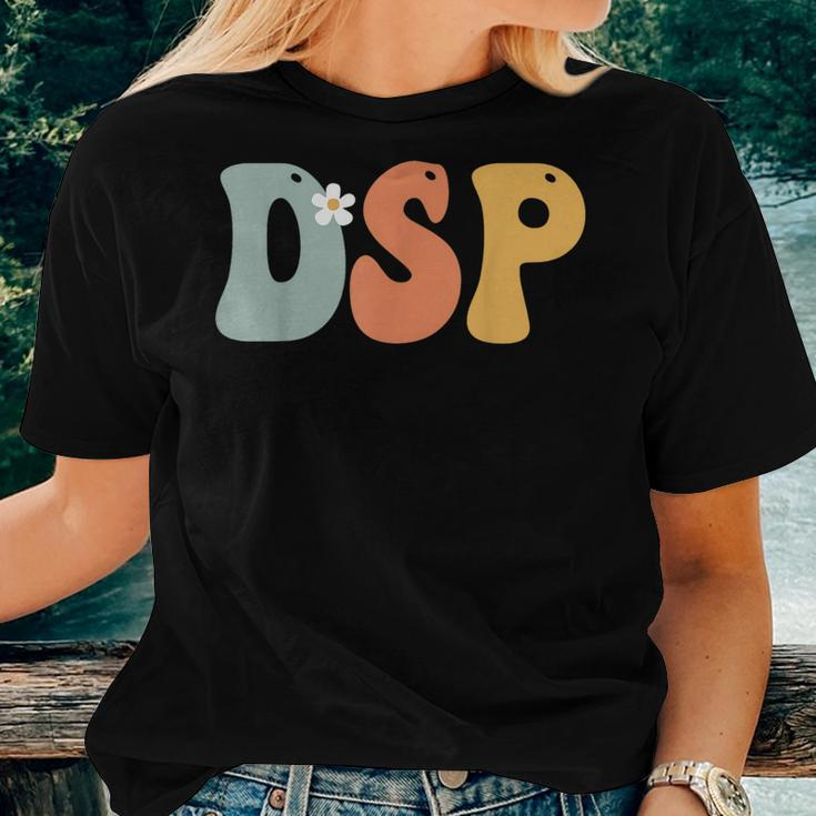 Dsp Direct Support Staff Week Groovy Appreciation Day Women T-shirt Gifts for Her