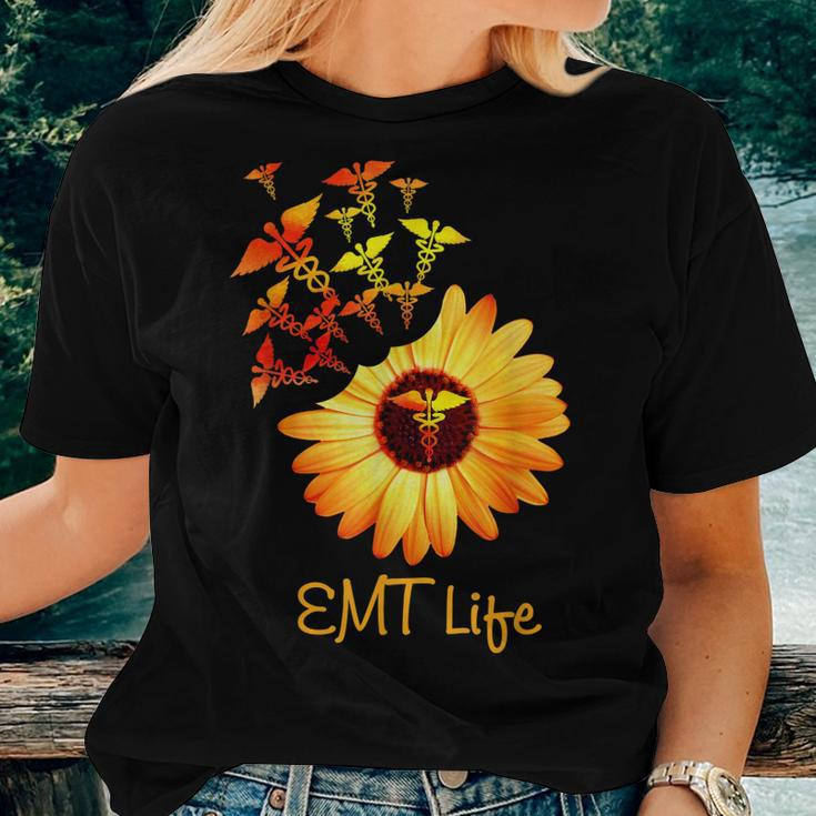 Emt Life Sunflower Cute Nurse Women T-shirt Gifts for Her