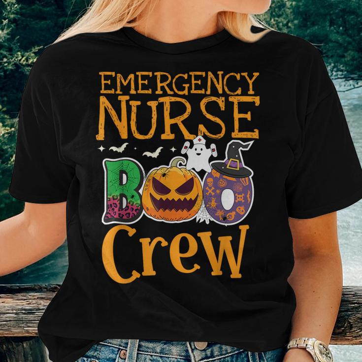 Er Nurse Boo Crew Emergency Room Nurse Halloween Party Women T-shirt Gifts for Her